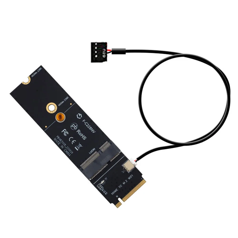 Wireless M.2 M Key A NGFF A + E Key NVMe SSD Port PCIe WiFi Card adattatore Bluetooth per convertitore PC Wireless Intel AX200 9260AC