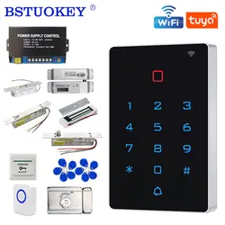 Tuya App 2.4GHz Wifi Outdoor IP68 Waterproof RFID Keypad Access Control System Kits Wiegand26 125Khz Access Controller Keyboard