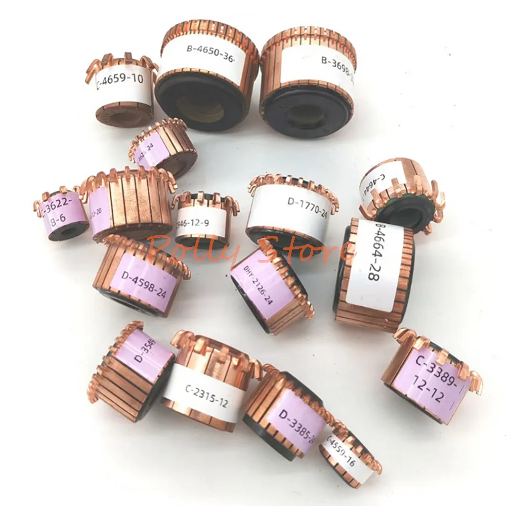 

5pcs CHY-2947-12 19.2*6*15.2(16)*12P Copper Bars Alternator Electric Motor Commutator for QIC Hand Drill Hammer