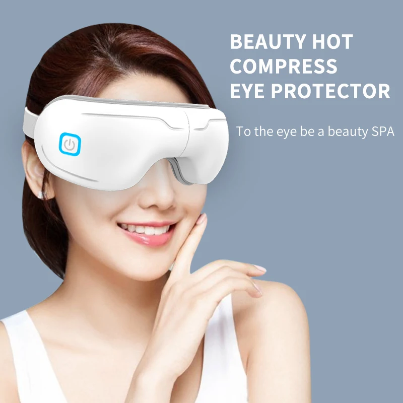 Hot Compress Intelligent Electric Eye Massager with Music Charging Hot Compress Eye Massage Hot Compress Care