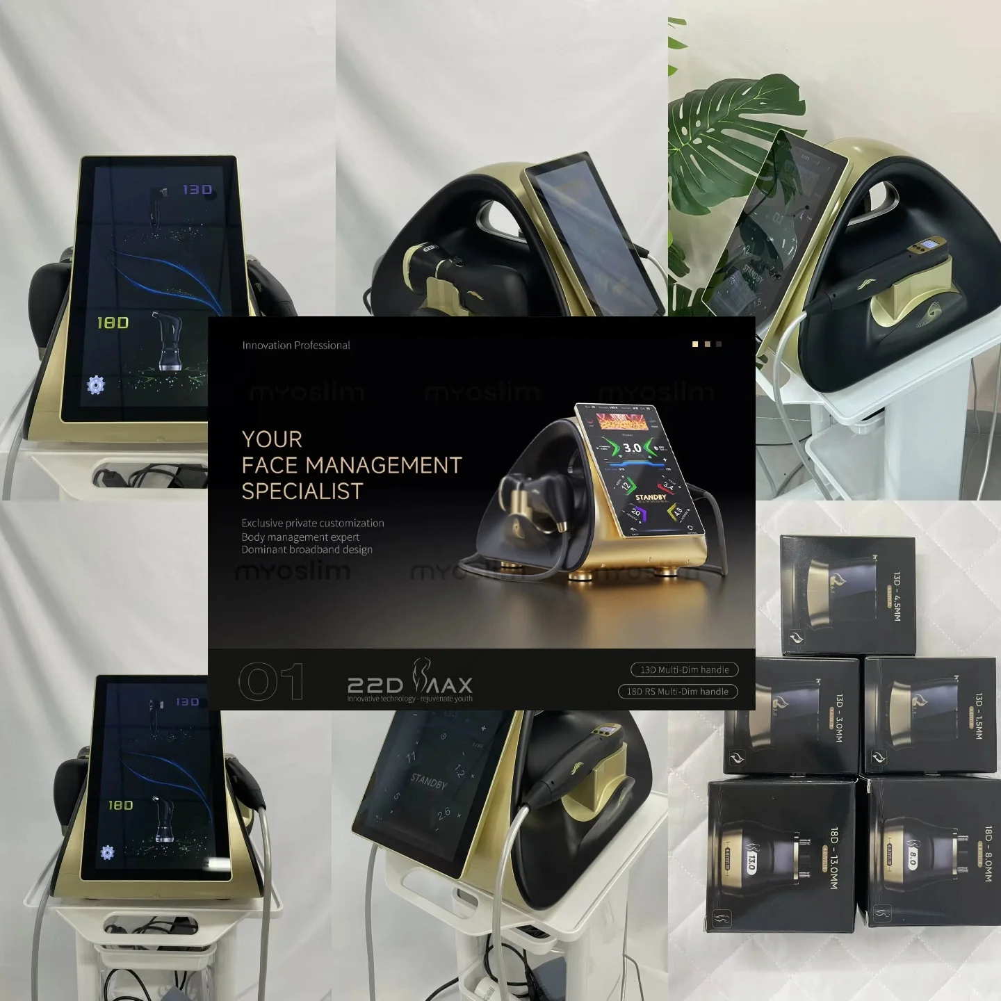 

Профессиональный аппарат HIFU 22D MAX последней модели для подтяжки лица, похудения и уменьшения жировых отложений, косметический прибор