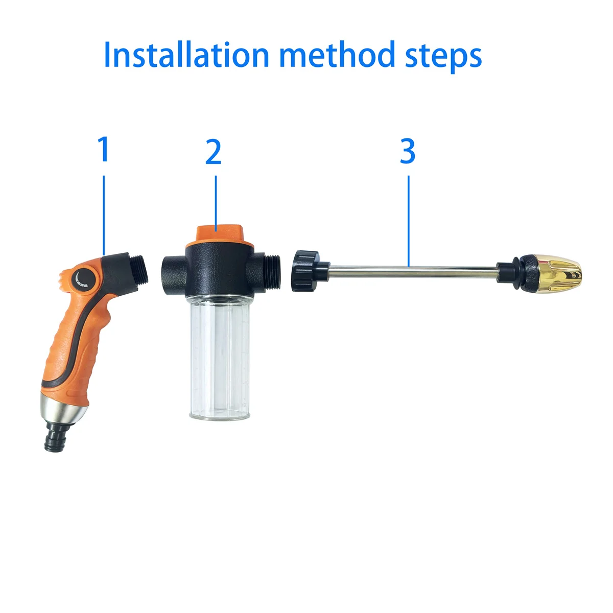 2026 High-Pressure Car Washing Water Gun, External Cleaning Of RV, Foam Kettle Cleaning, Garden Water Hose Nozzle, Garden Gun ﻿ view 4