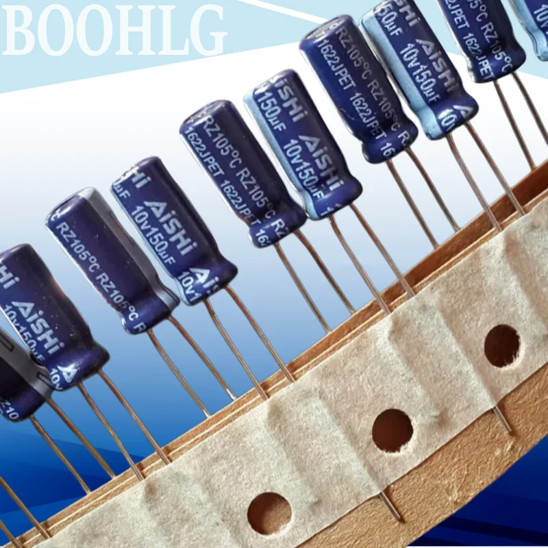100PCS High frequency low impedance electrolytic capacitor 10V 150uF 150uF 10V size 5x11