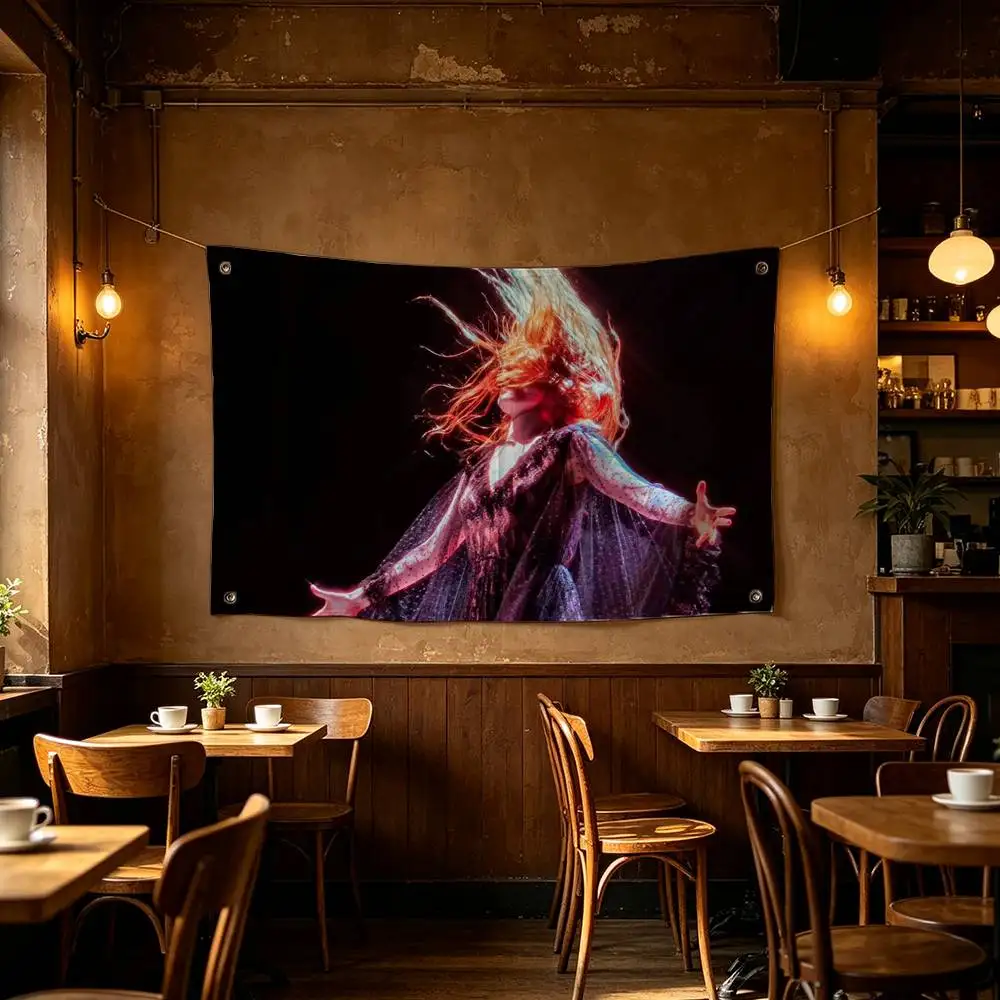 F-Florence Welch The Machine Flag Suitable For Party Club Outdoor Interior Wall Decoration Banner Fans Gift