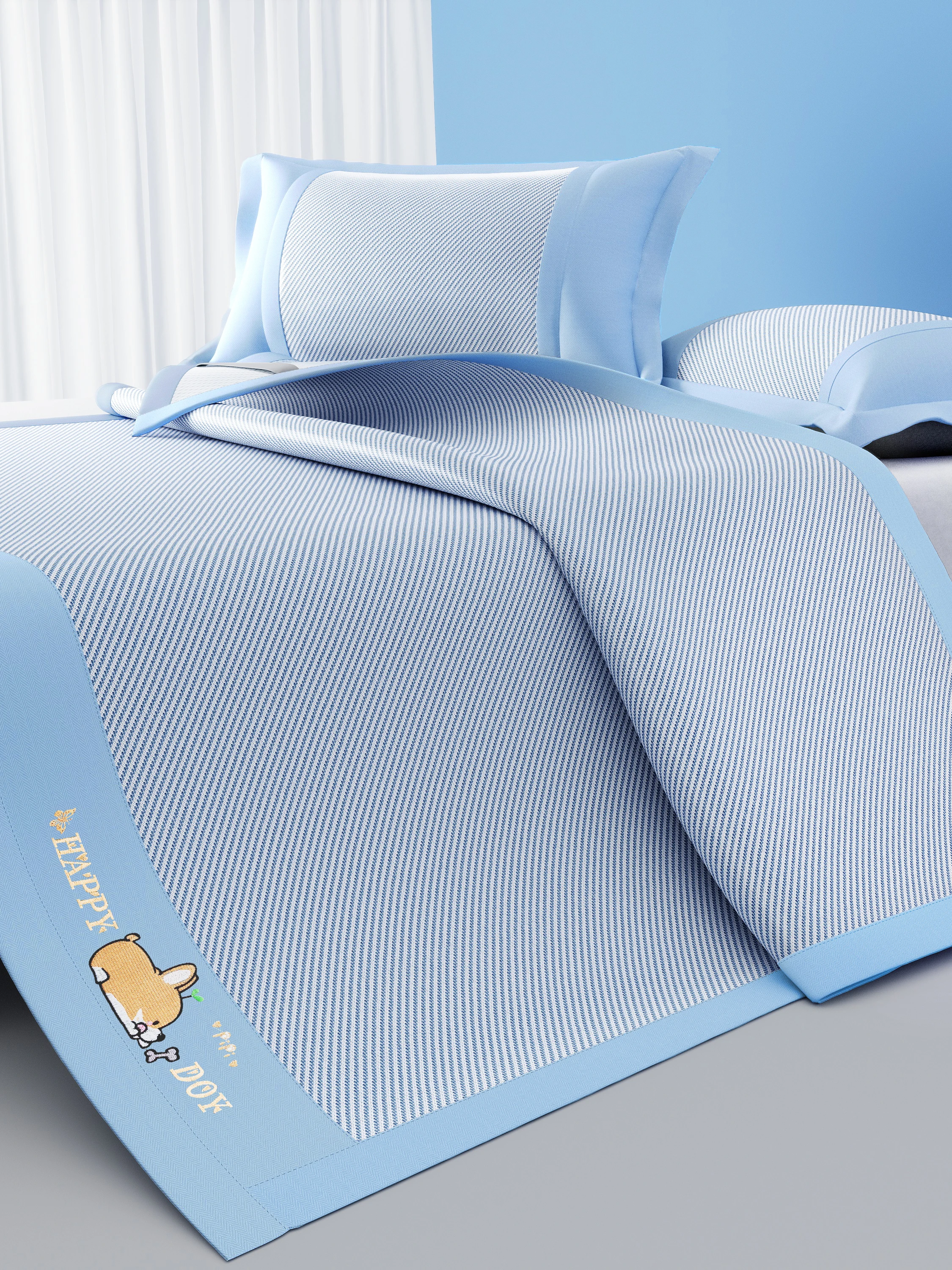 

Комплект из двух охлаждающих ковриков Ultra-Cold Sensation Ice Silk: моющиеся, для кондиционированных помещений, из полиэфирного волокна, мягкие, летние