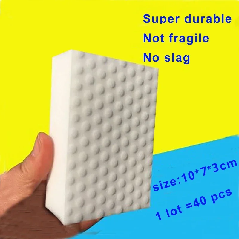 10 PCs Magic Sponge High Density Compressed Cleaning Melamine Eraser Kitchen Bathroom Sofa Cleaning Quality Supplier