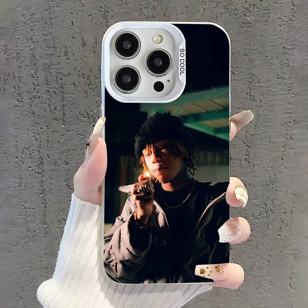 Rapper Rich A-Amiri Phone Case For iPhone 17,16,15,14,13,12,11,Pro,XS,Max,Plus,Mini,SE White Candy Matte Shockproof Cover