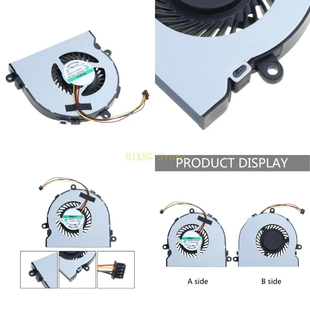 4 pin DC28000GAR0 0.26A 5V Notebook CPU Cooling Fans for HP 15-AC CPU Fan best sale