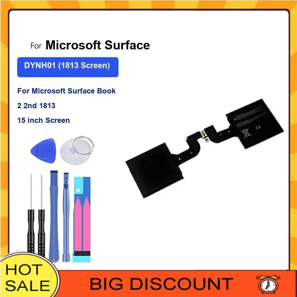 Tablet Battery Durable 2387Mah For Microsoft Surface Book 2 1835 15 Inch Screen Graphics 1832 2ND