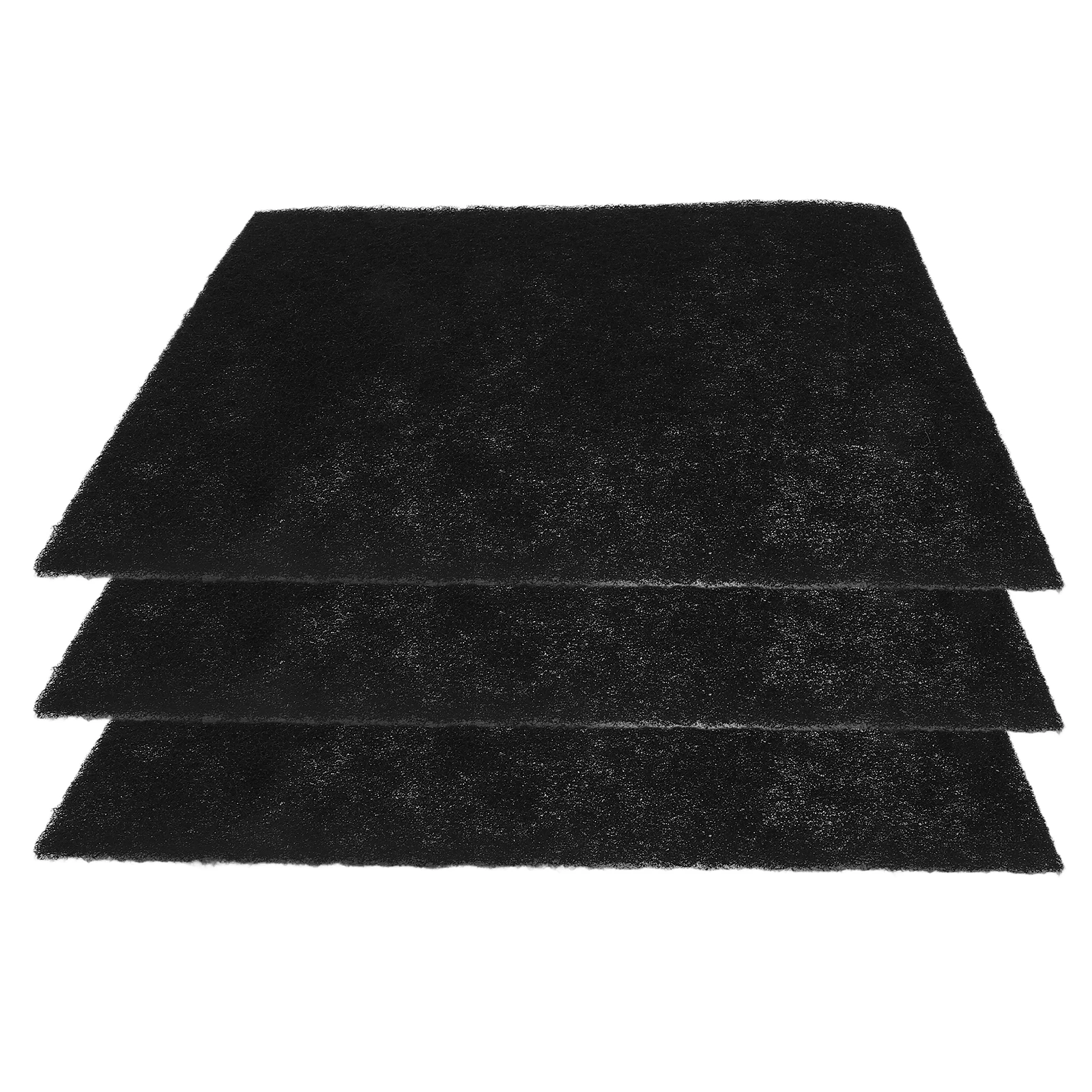 

3pcs Activated Carbon Filter 25x20cm Charcoal Compost Bin Filters Garbage Can Kitchen Odor Control Replacement Home Supplies