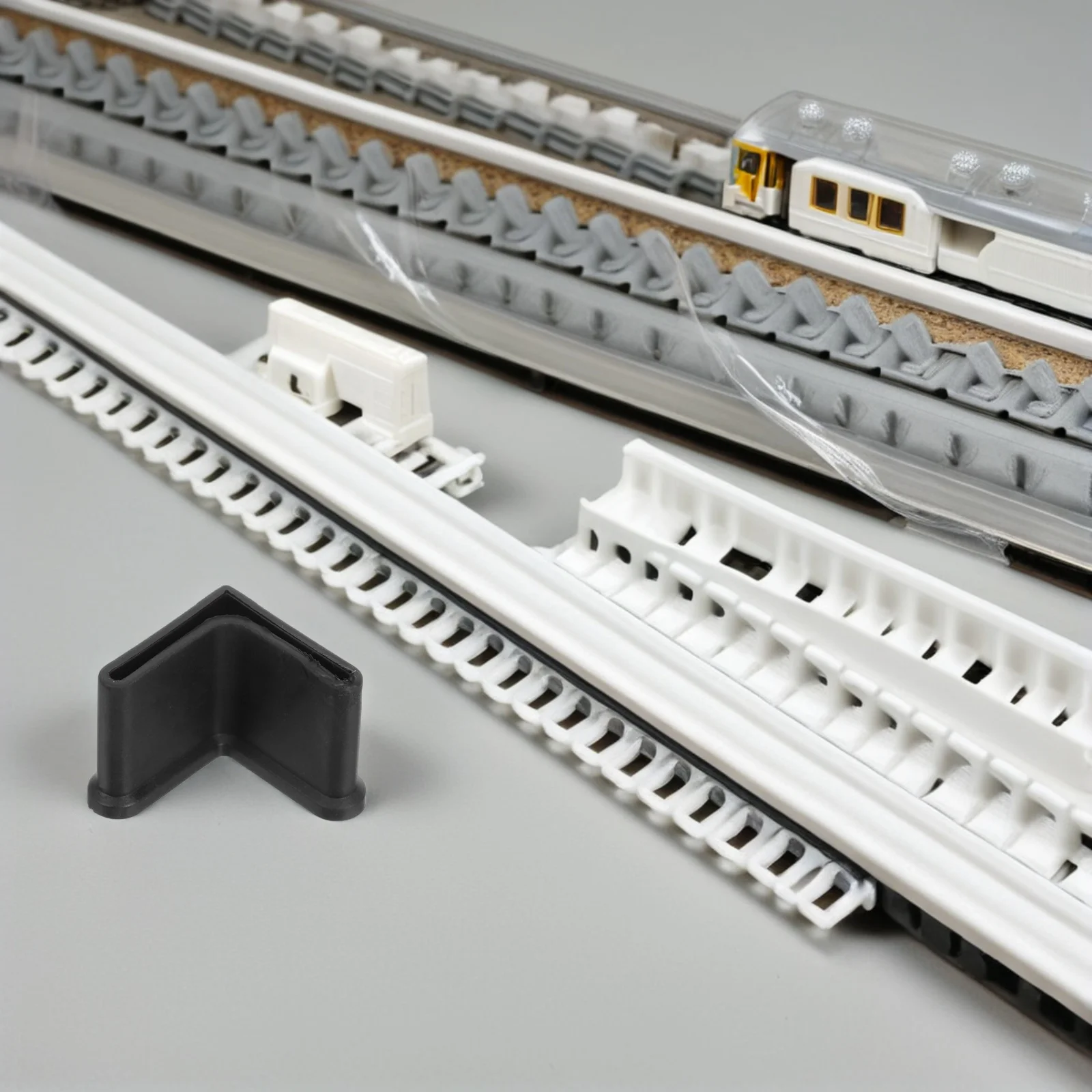 

20Pcs L-Shaped Plastic Corner Protectors for Angle Steel 30Mm Black Non-Slip Furniture Leg Caps Floor Protection Bed Frame Shelf