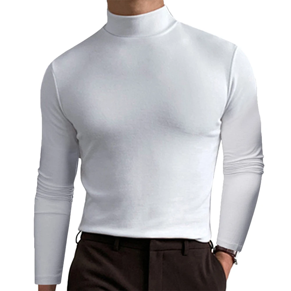 

Pullover Top Tops Undershirt Warm Half Turtleneck Long Sleeve Slim Fit Autumn Spring Brand New Practical