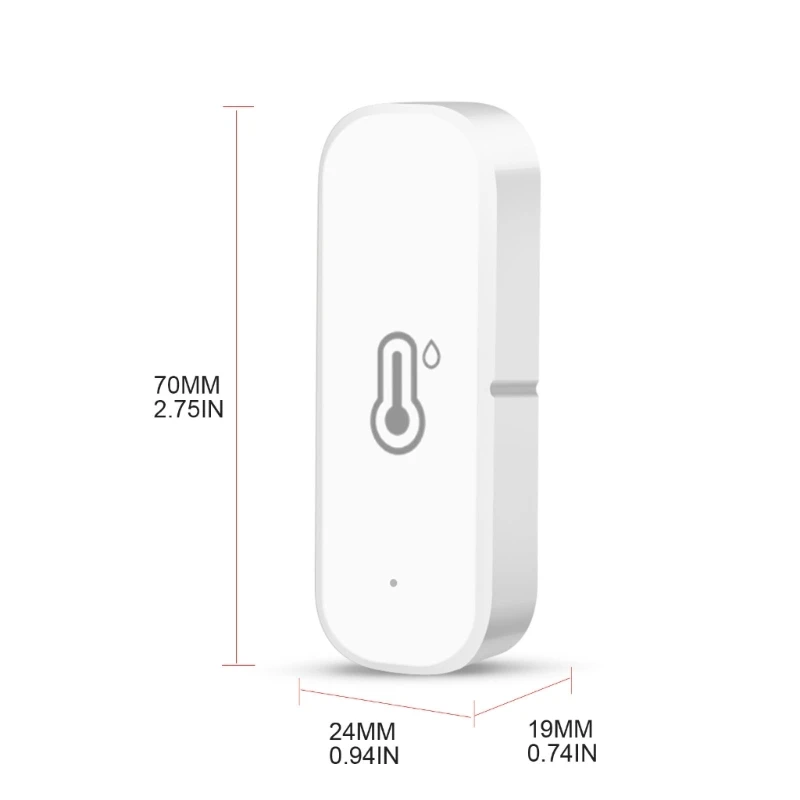 2023 neue Drahtlose WiFi Temperatur Feuchtigkeit Sensor, Zimmer Thermometer Hygrometer mit Fernbedienung App Monitor & Control für Hause