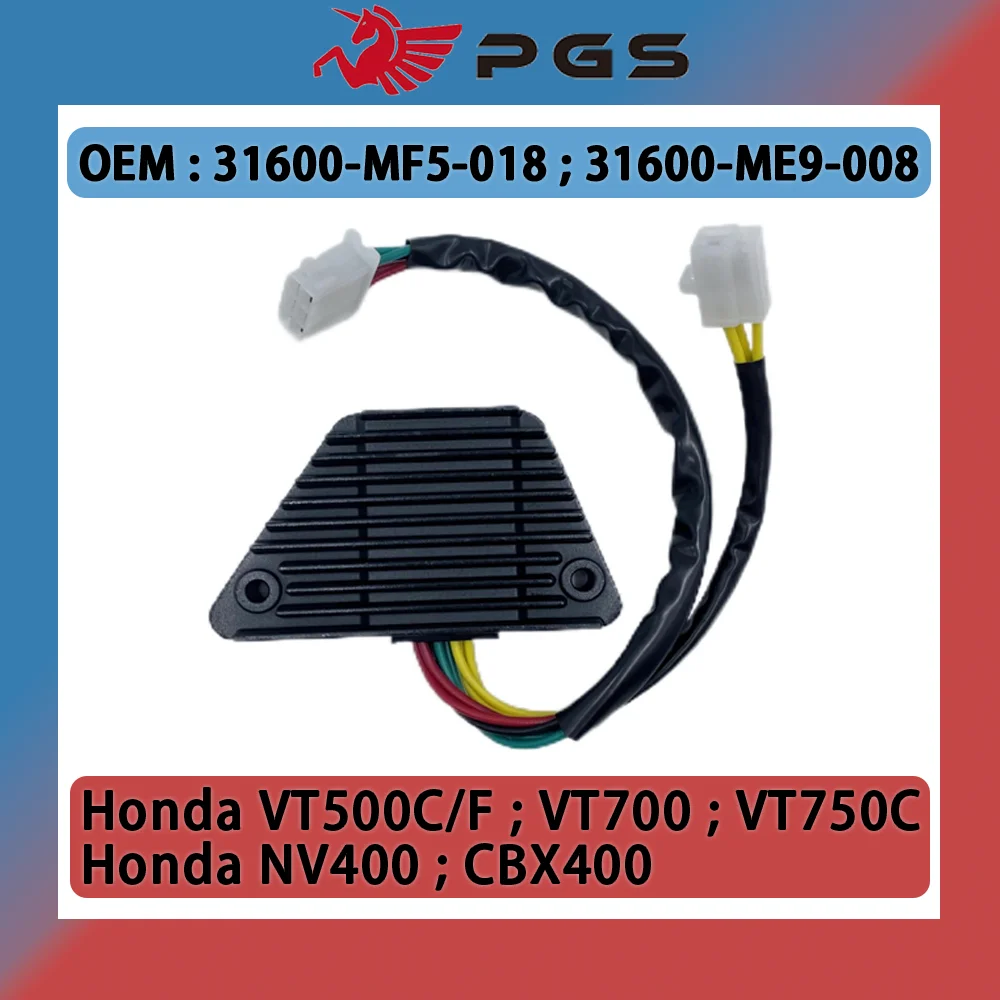 PGS Voltage Regulator Rectifier For Honda VT500C VT700 500F Shadow 500 700 CBX400 NV400 Custom 31600-MF5-018 31600-ME9-008