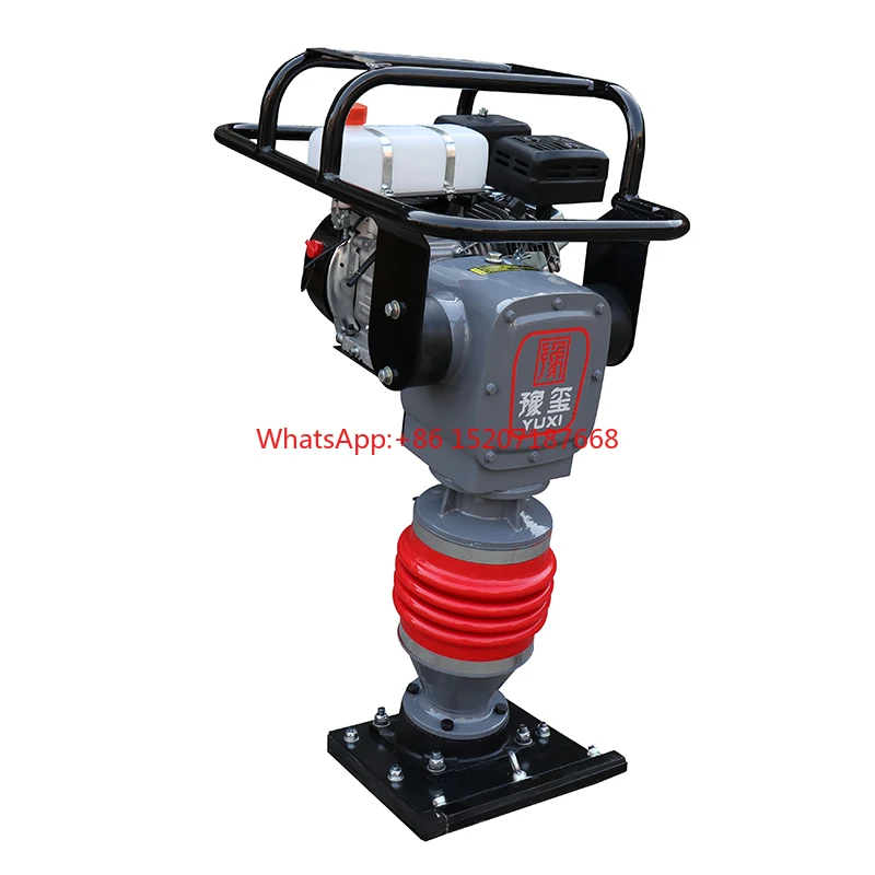 High operating efficiency Gasoline Handheld Road Soil Impact Jumping Vibrating Tamping Hammer