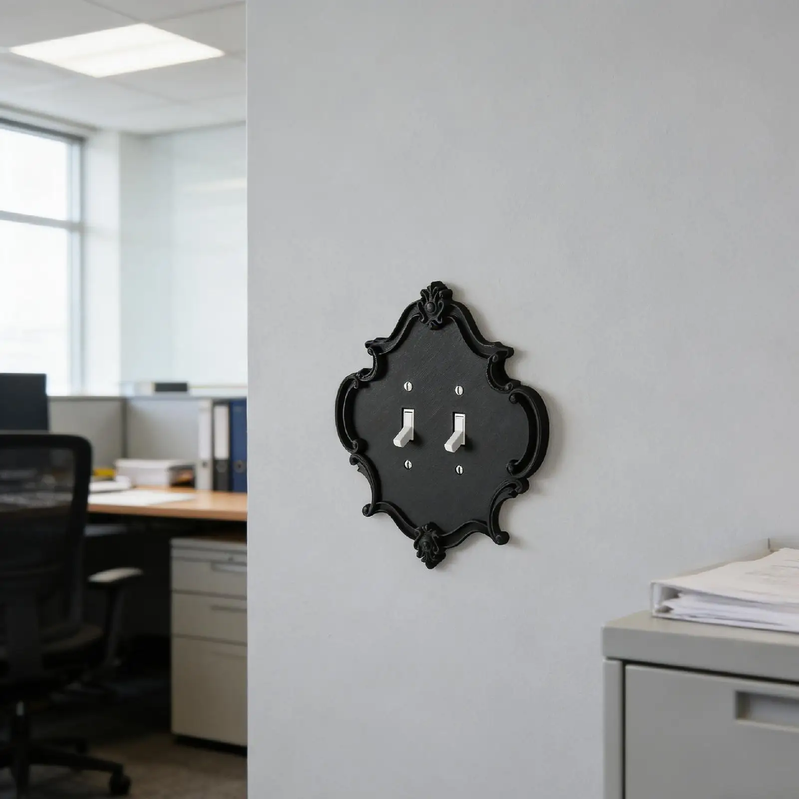 

Декоративная накладка на выключатель/розетку для спальни в деревенском стиле, легкая установка, настенная панель