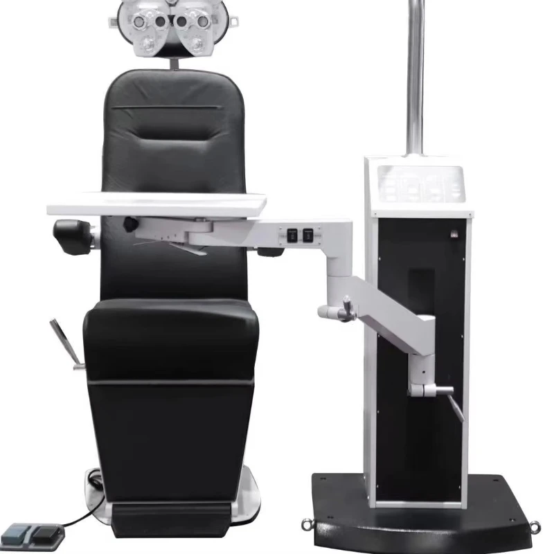 Ophthalmic refractive units and ophthalmic equipment Instrumentation tables and slit lamps, as well as automatic refractometers