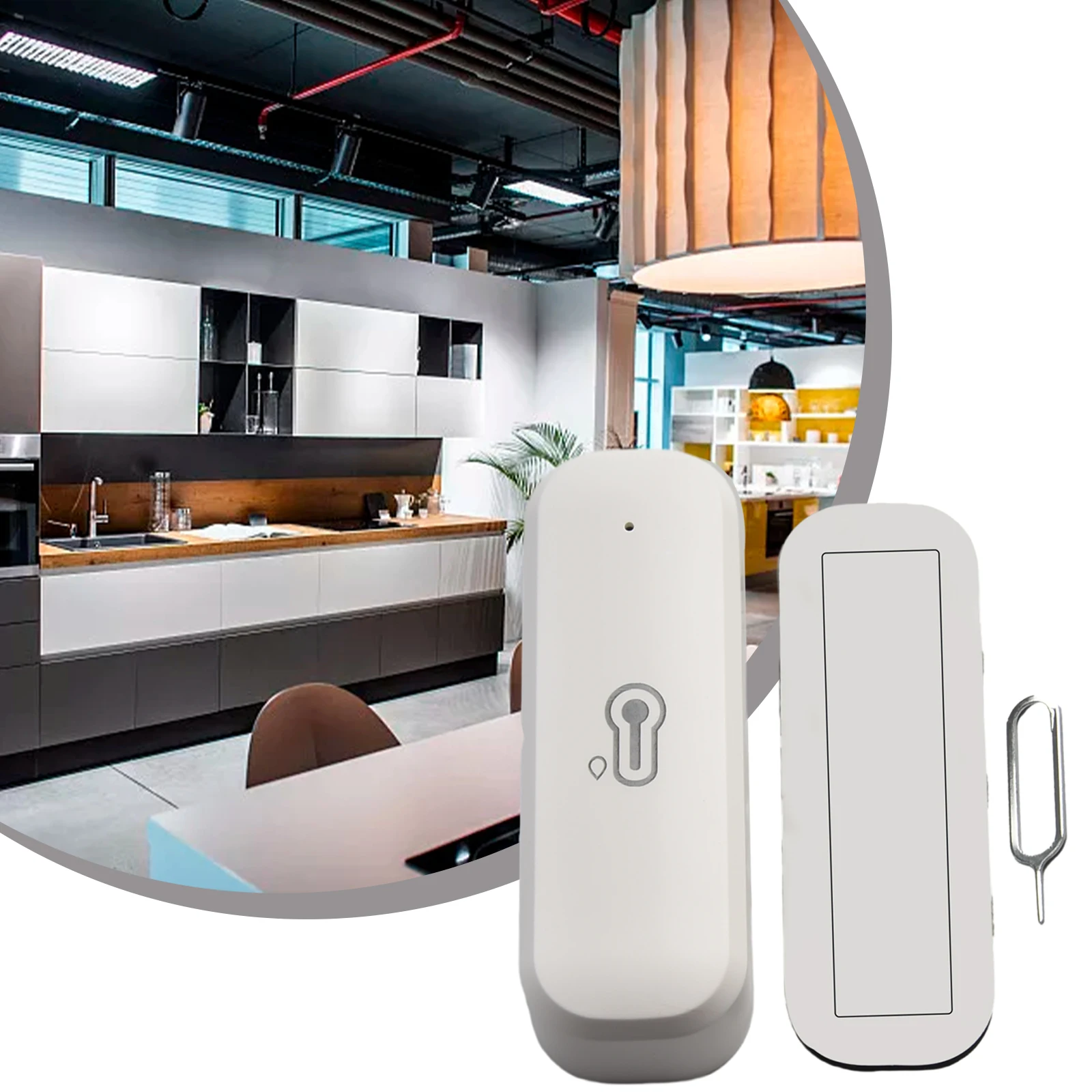 Temperature & Humidity Sensor for Smart Life with For Tuya Wireless Hub Support for Continuous Real-Time Tracking