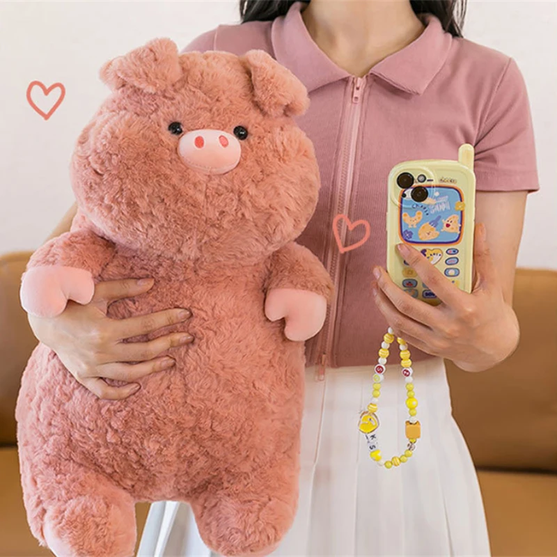 Cute Pink Pig Plush Doll Stuffed Animals Toys Soft Pillow Muppet Home Decoration Birthday Christmas New Year Gifts