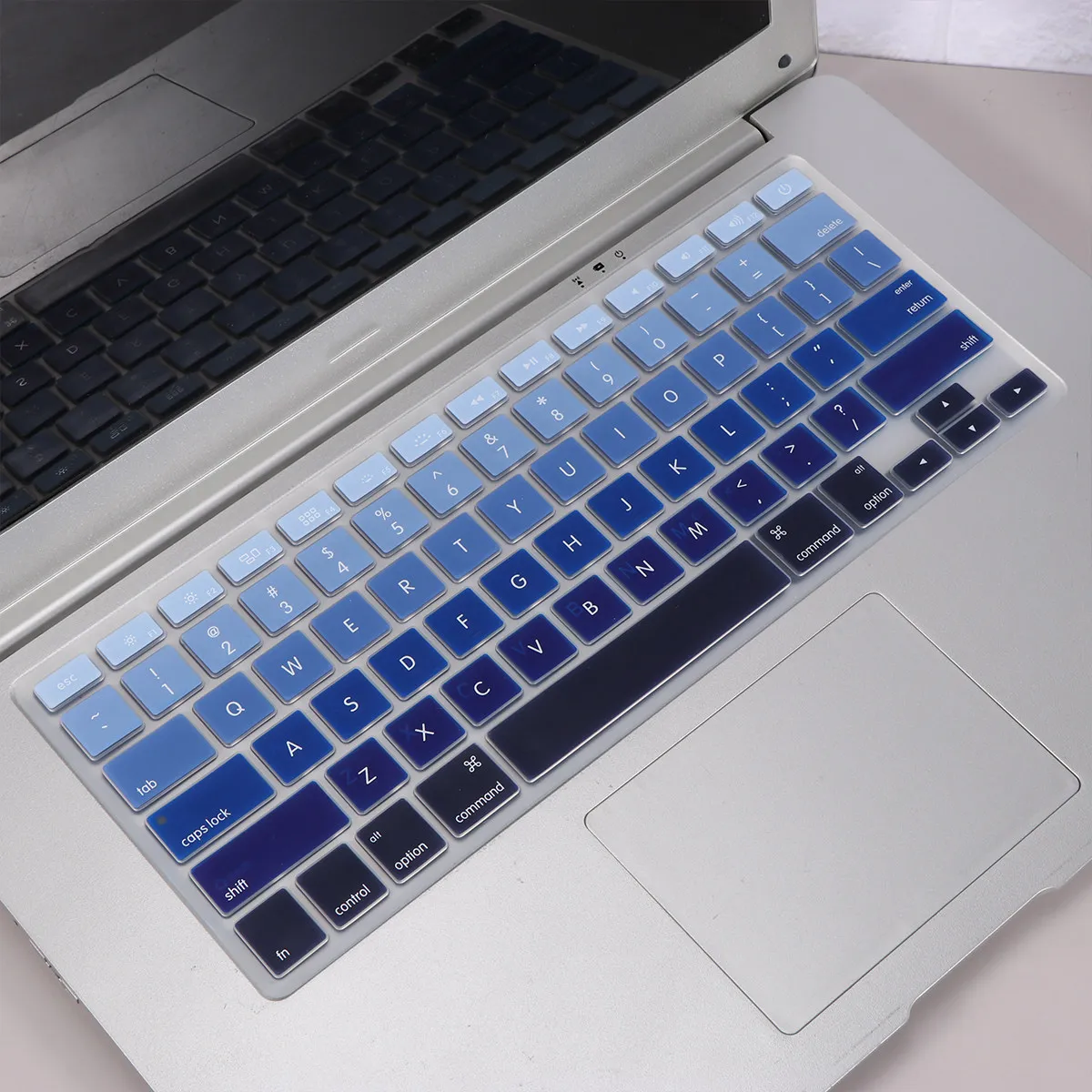 

Premium Silicone Keyboard Cover Thin Breathable Dustproof Waterproof Spill Resistant Protective Film for Air A1466