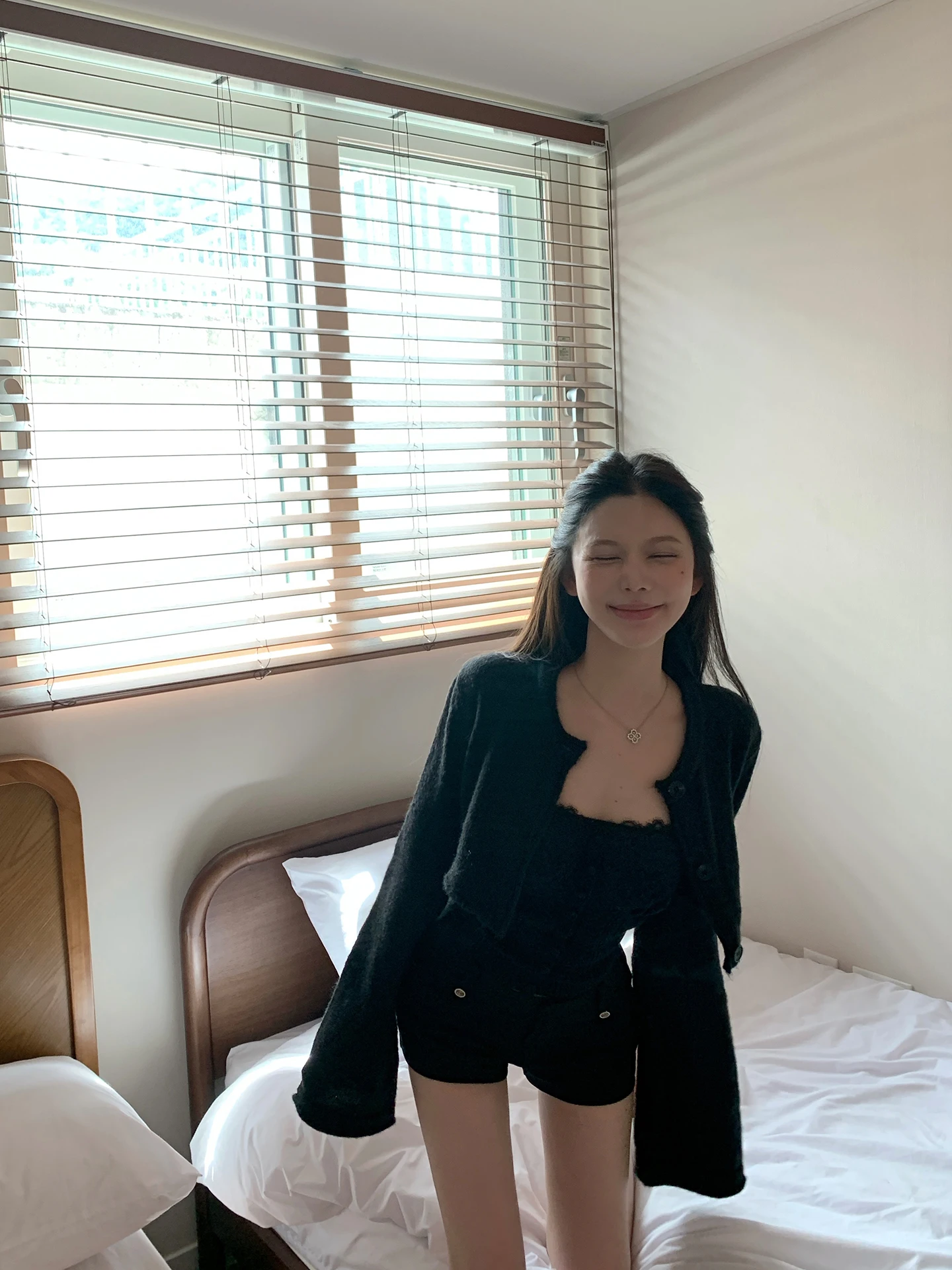 

Bla Knitted ort Svel Cardigan Women's Faion Retro Sle Bell Sve Open Front Coat Sister TitI Autumn Collection