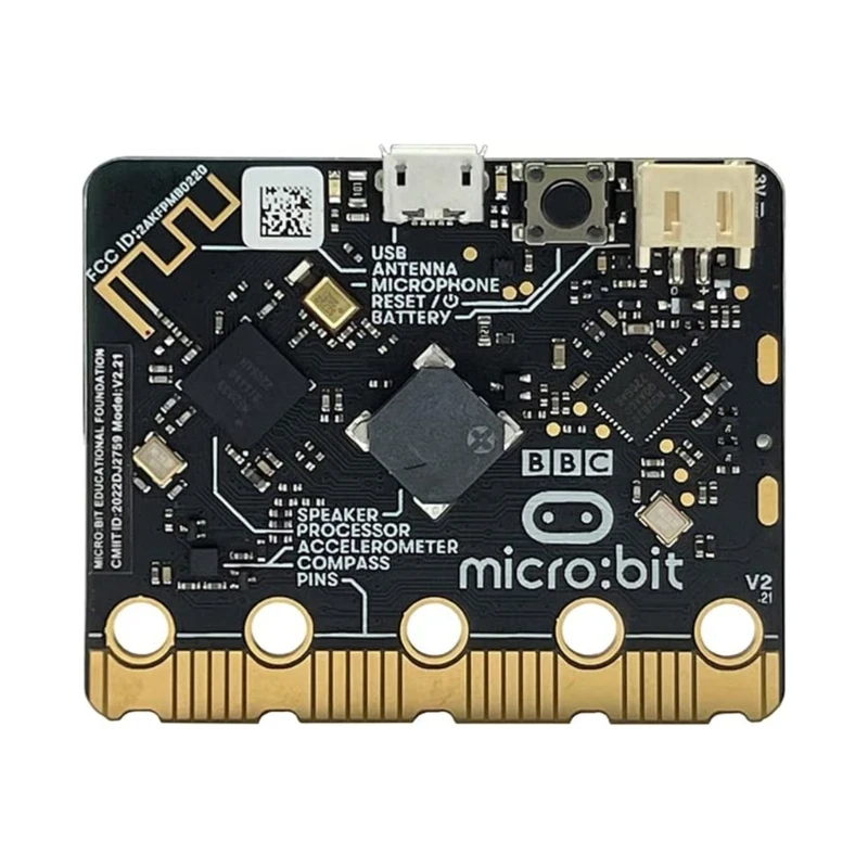 

BBC V2.2 Development Board with Nordic-nRF52833 Processor USB/Battery Powered Motion/Light/Temp- Sensors