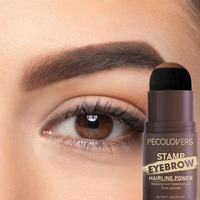 Waterproof Eyebrow Powder Natural Eyebrow Enhancers Stamp Shaping High Color Lasting Eyes Makeup Cosmetic