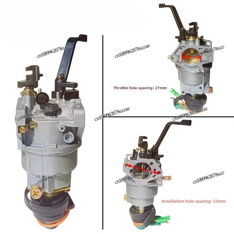 أجزاء مولد البنزين 6500 5 KW 8/6.5 KW المكربن 188 190F 192F المكربن اليدوي