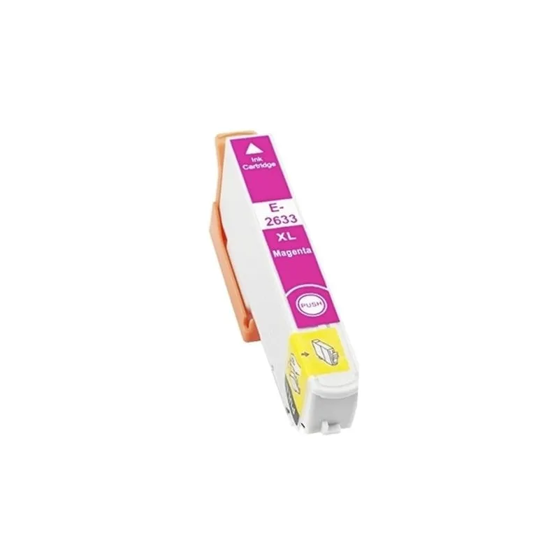 Alternative ink cartridge EPSON MAGENTA E2633 - E2613, replaces a C13T26334010 n ° 26XL / C13T26134010 n ° 26 XET2633C imprimirbien.com