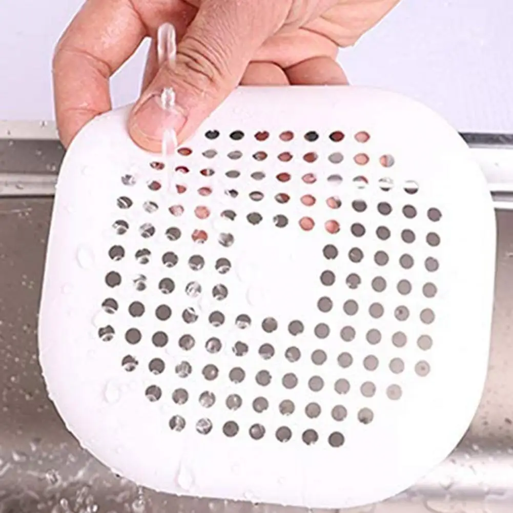 Suction Cup Sink Filter Anti-slip Sink Strainer with Suction Cups for Smooth Water Flow Hair Clogging Prevention Even Mesh Drain