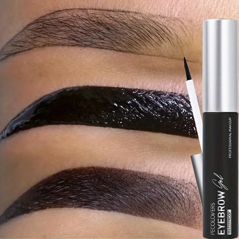 Natural Eyebrow Enhancers Gel Liquid Makeup Film Forming Tear OffTattoo Tint Eyebrows Long Lasting Waterproof Easy Wearing