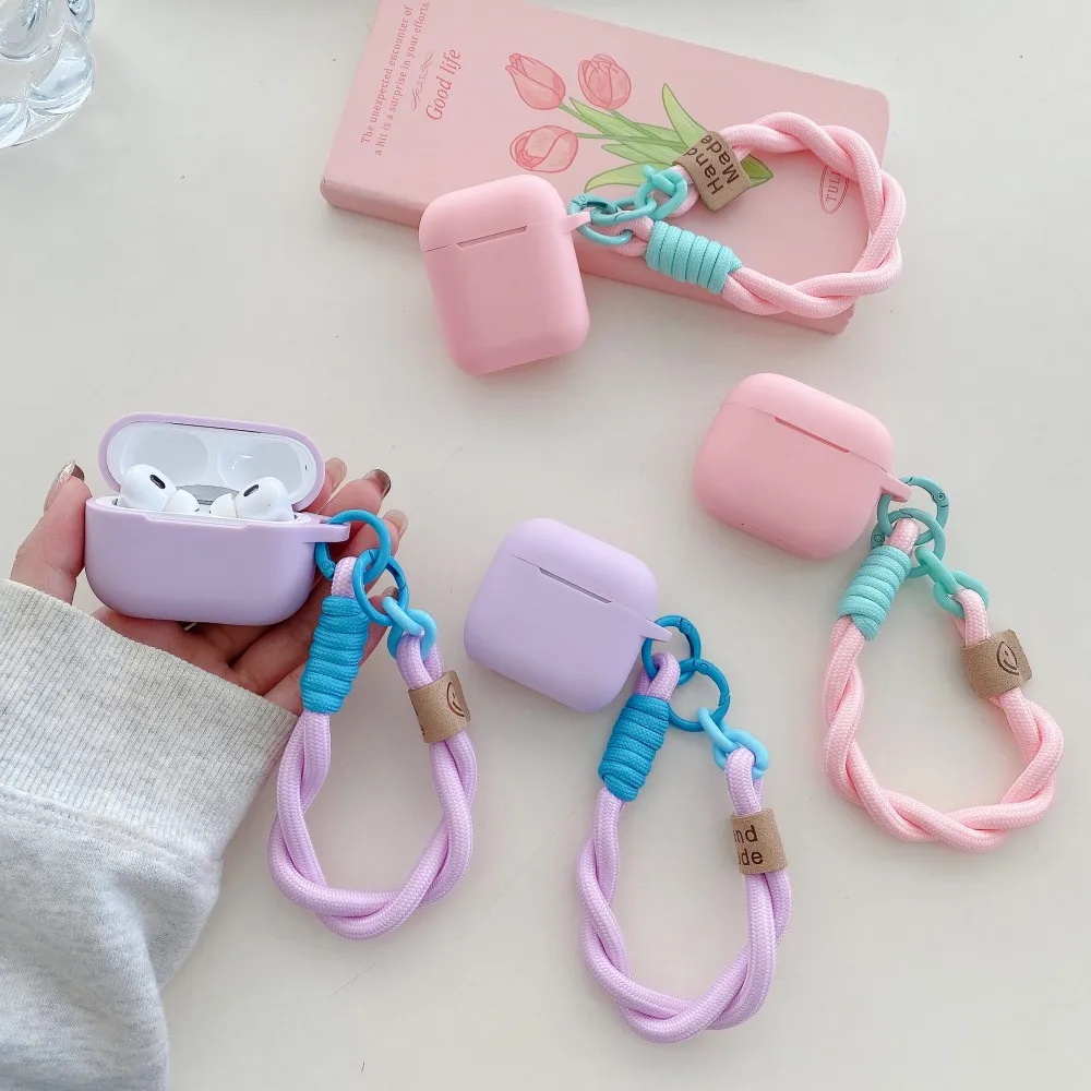 Pour AirPods Pro 3 Pro3 2025 étui souple en Silicone étuis pour écouteurs pour AirPods 4 3 2 Pro 2 2nd Pro2 housse Funda avec lanière