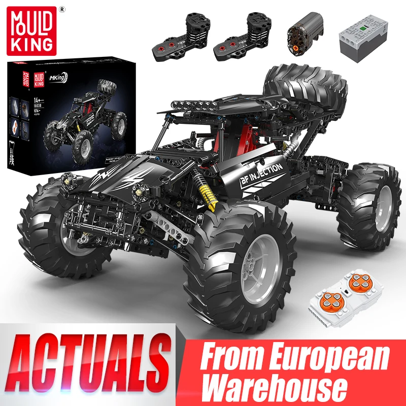 Mould King 18038 Jouets de voiture techniques, buggy télécommandé tout-terrain, ensemble de blocs de construction, cadeau de Noël pour enfants