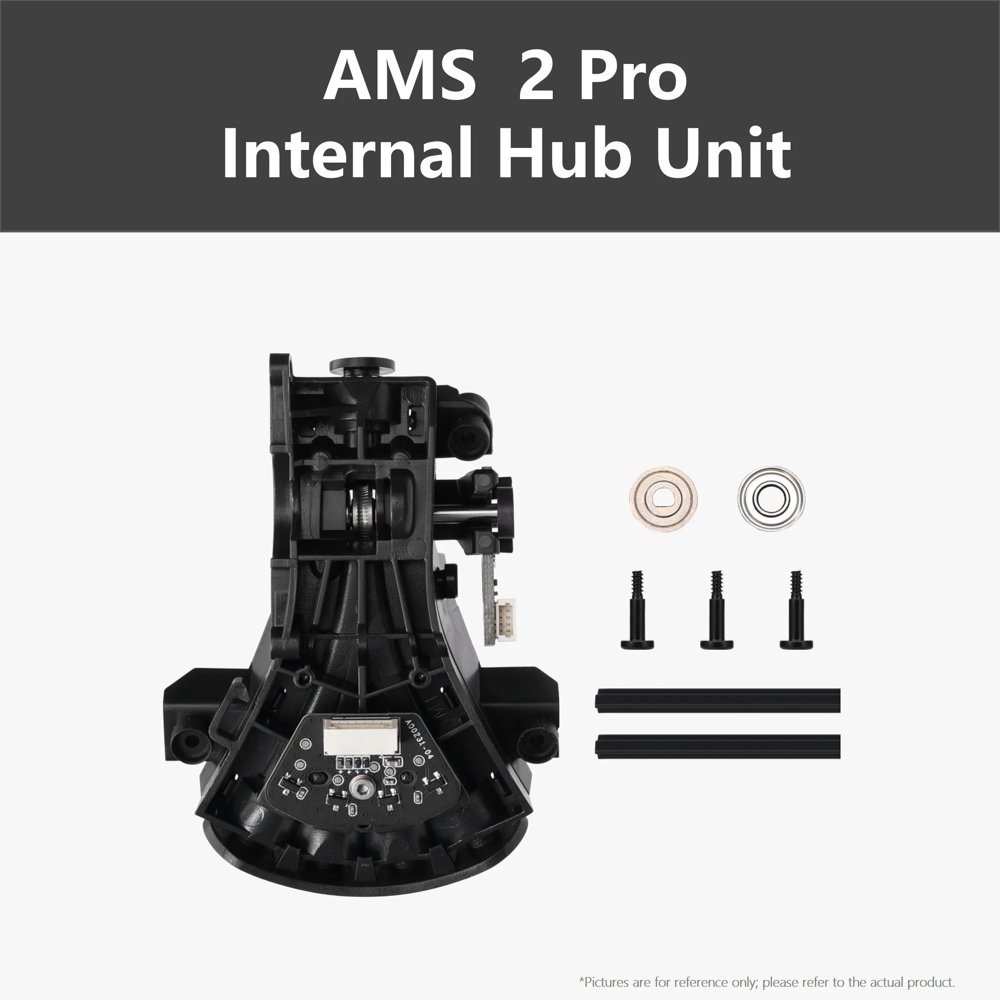 Original Bambu Lab AMS 2 Pro Internal Hub Unit, 4-in-1 Filament Selector & Conveyor with Hall Sensor, AMS 2 Pro 3D Printer Part