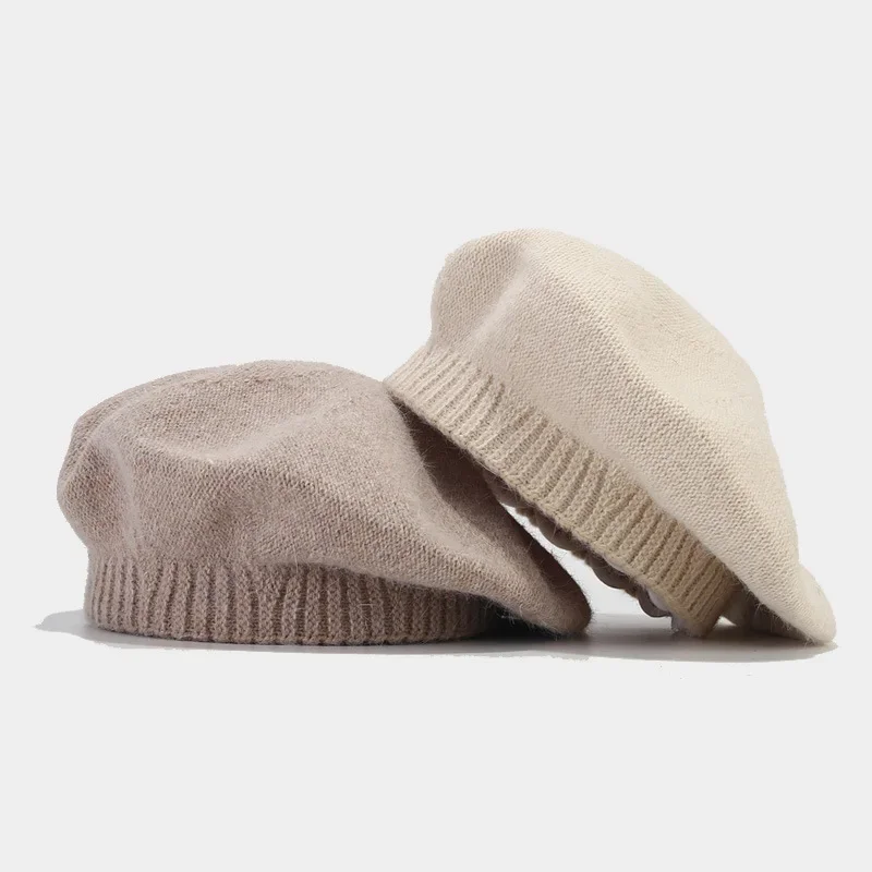 2025 الشتاء الصلبة القطن الدافئة مشبك قبعة الرسام قبعة مثمنة النساء والفتيات 11 #2