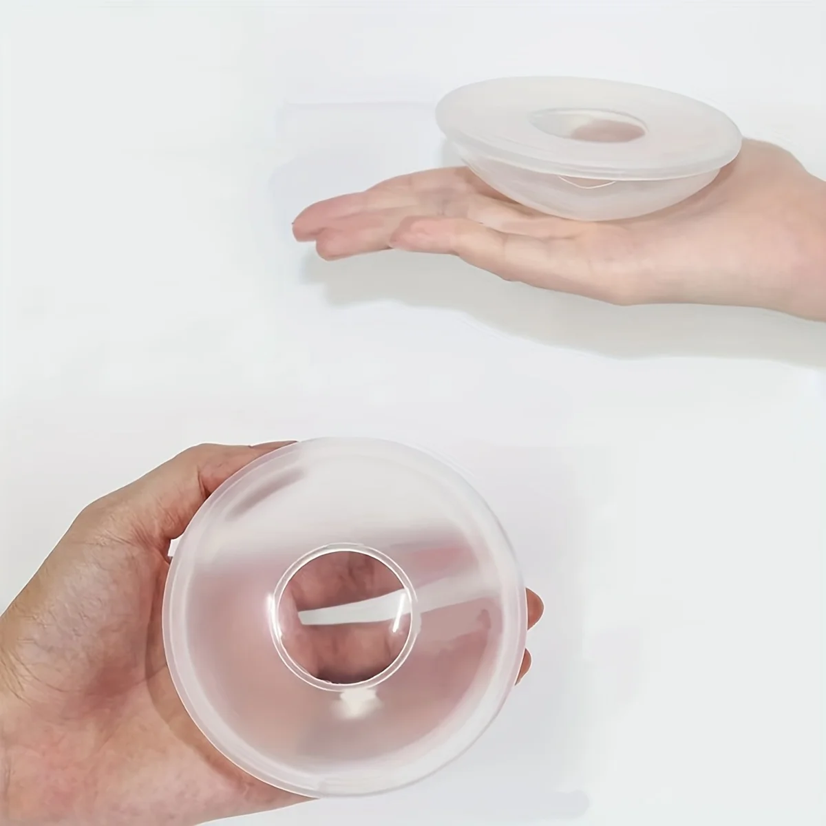 2-حزمة من وسادات تجميع حليب الثدي يمكن ارتداؤها، محمولة قابلة لإعادة الاستخدام لجامعي الحليب، مريحة وبسيطة لصائد الحليب للأمهات المرضعات #4