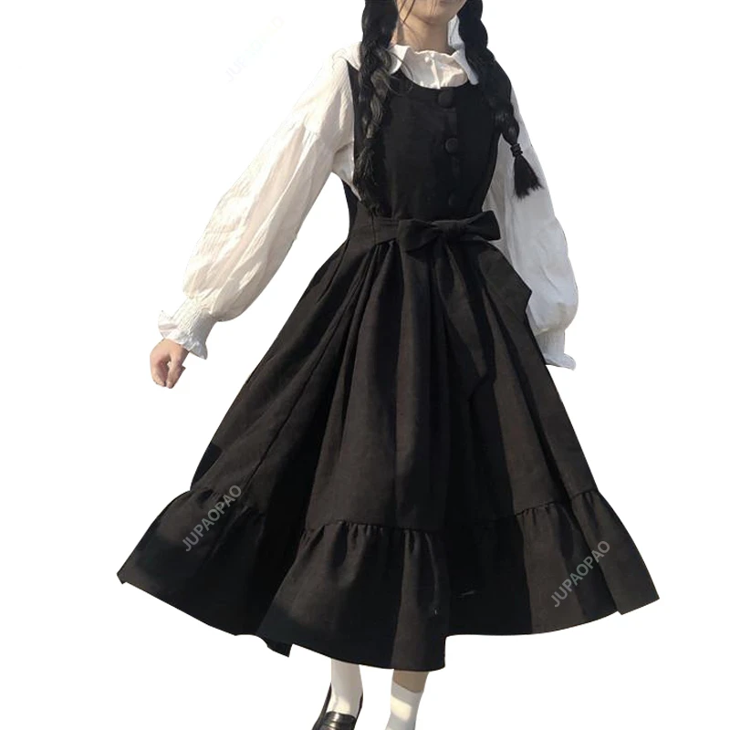 Nieuwe Zoete Lolita Studenten Lolita Jurk Jsk Sling Jurk Vrouwen Vintage Roze Jurk Japanse Harajuku Kawaii Schattige Kleding 4xl