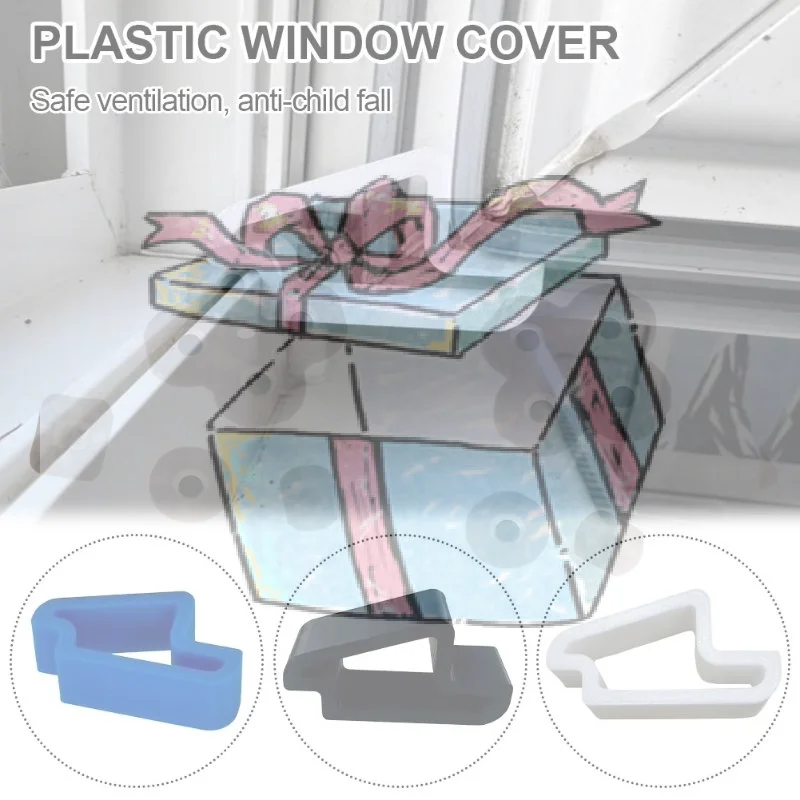 【CCA】Thickened Window Draft Stopper Anti Slip Durable Plastic For Door Window Security Home Improvement