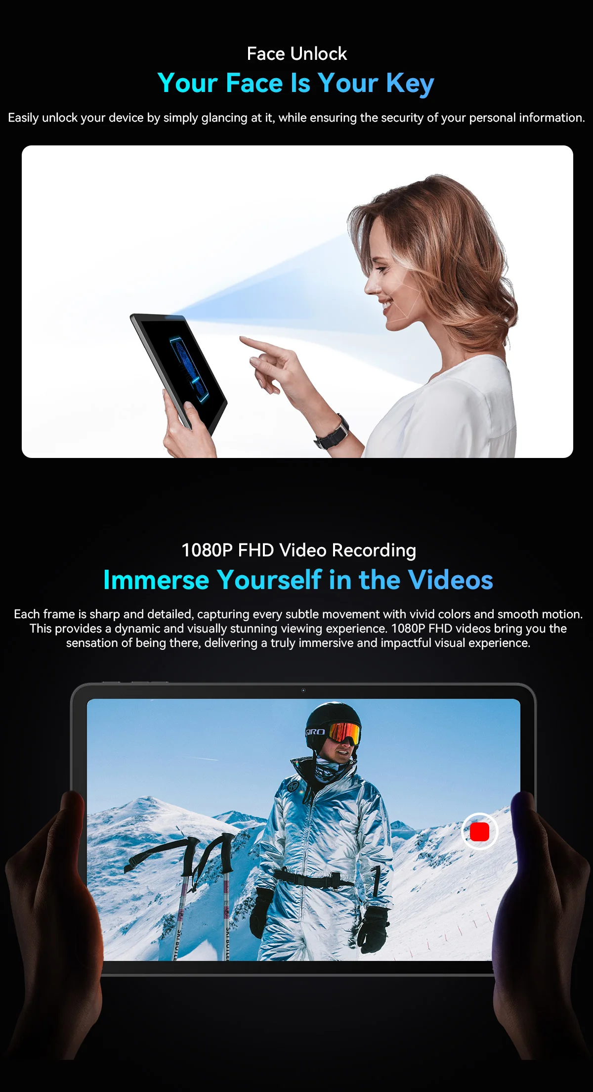 Blackview OSCAL PAD 100 Tablet PC 12'' 2K FHD+ IPS Tablet Android 15 Unisoc T615 36GB(12+24) RAM 256GB ROM 4G LTE 9000mAh GPS