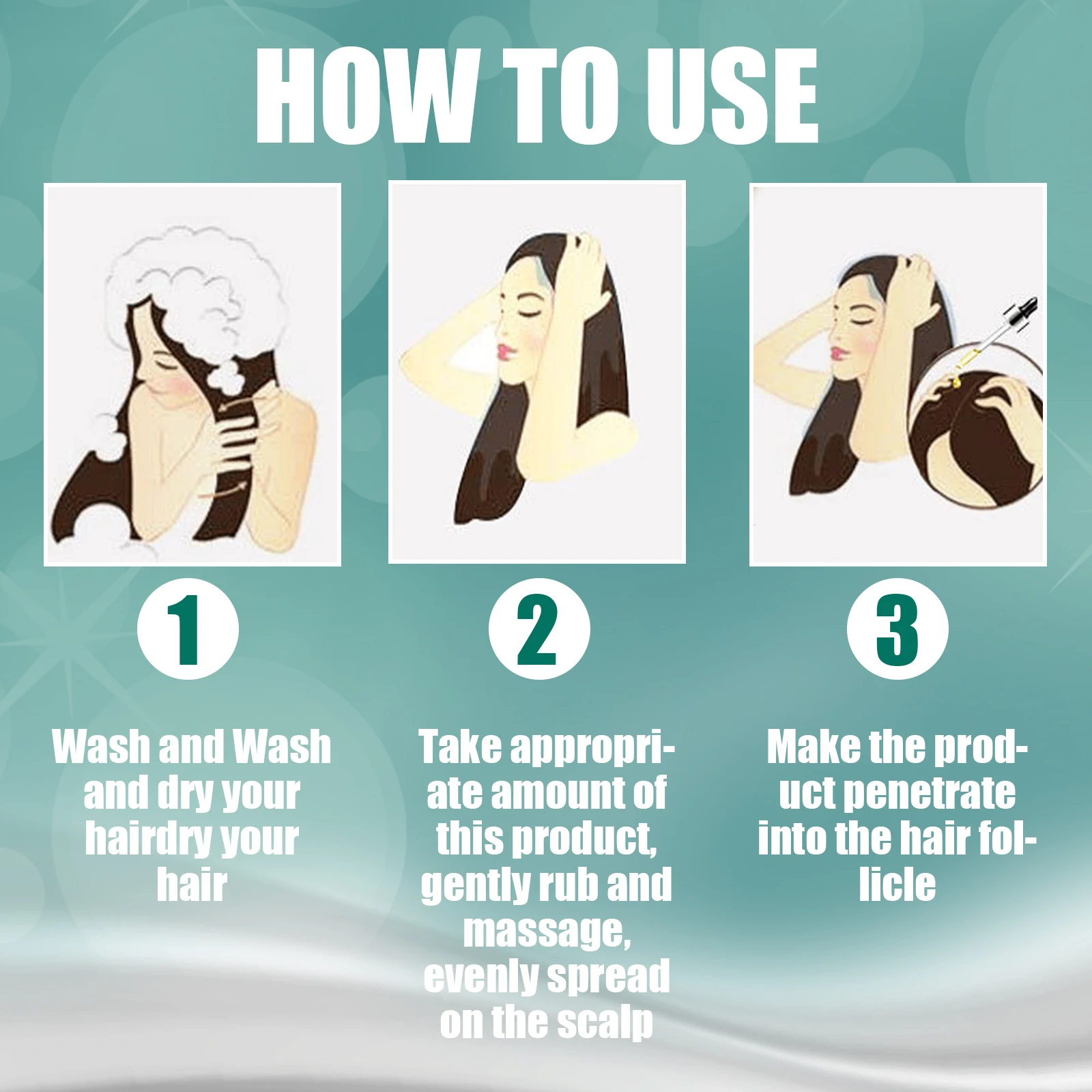 العناية بالشعر بالزنجبيل، بصيلات إصلاح الزيوت العطرية، شعر ناعم ولامع يستعيد اللمعان والحيوية، وتحفيز نمو الشعر #5