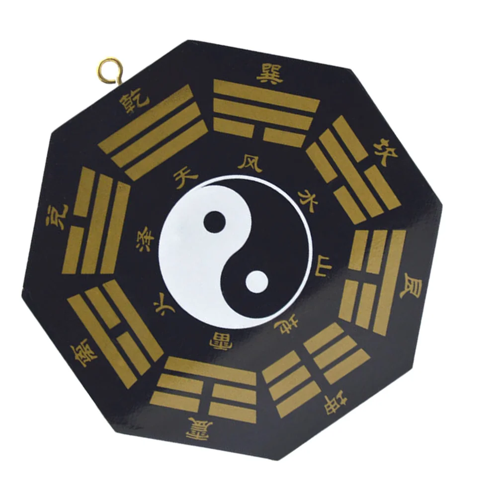 

1pc Peach Wood Bagua Ornament Vintage Pendant For Home Blessing Evil Exorcism Housewarming Gift Decor