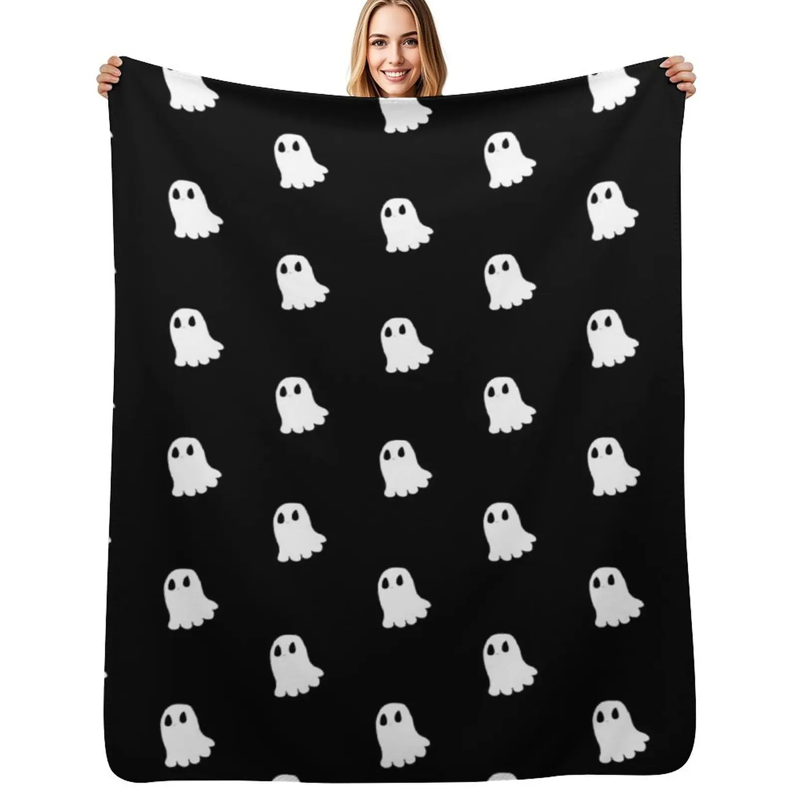 

Ghost! Throw Blanket Polar Nap Picnic Luxury St Blankets