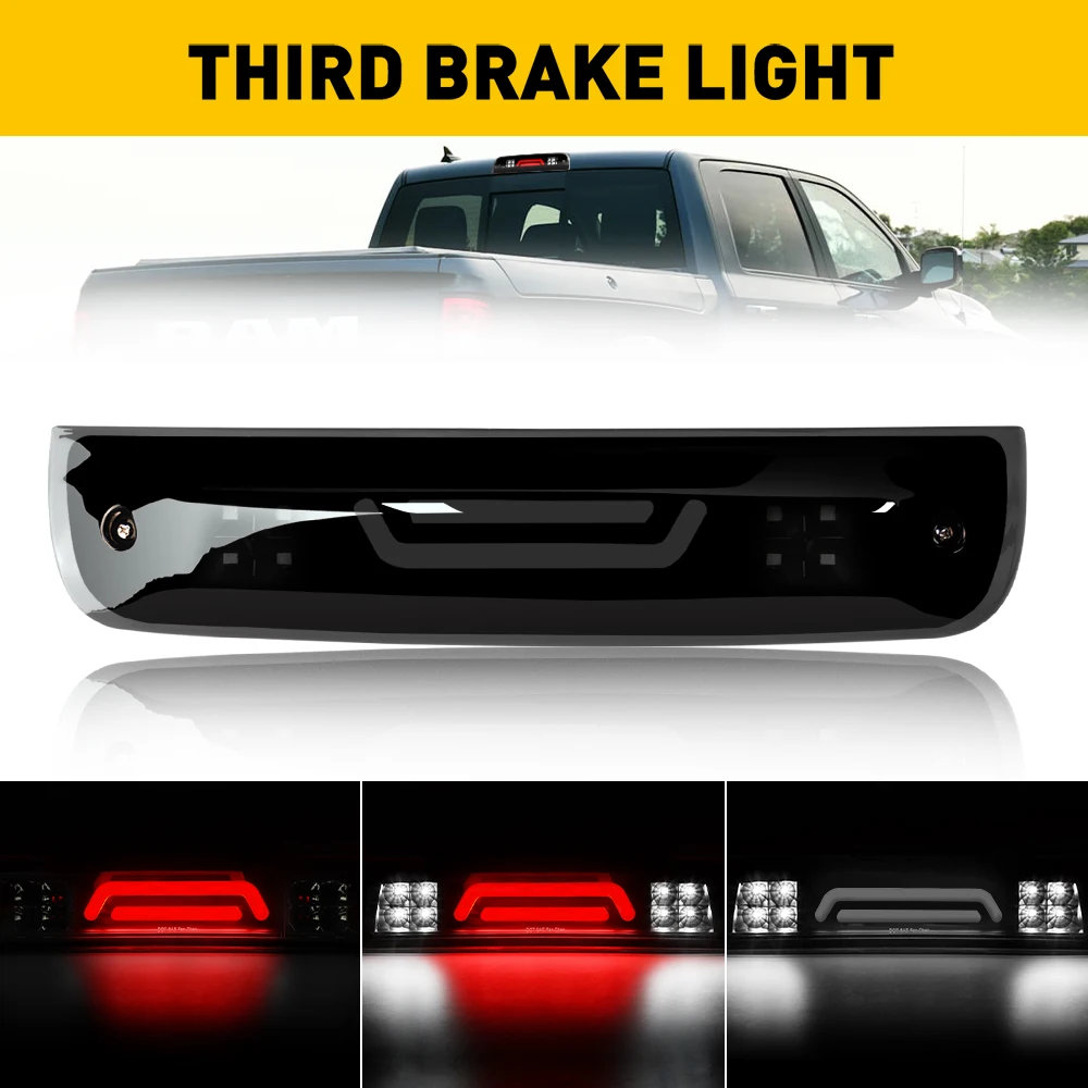 Auto Additional Brake Lamp for RAM Car Styling Accessories High Mount Brake Stop Lights for Dodge Ram 1500 2500 3500 2018 - 1994