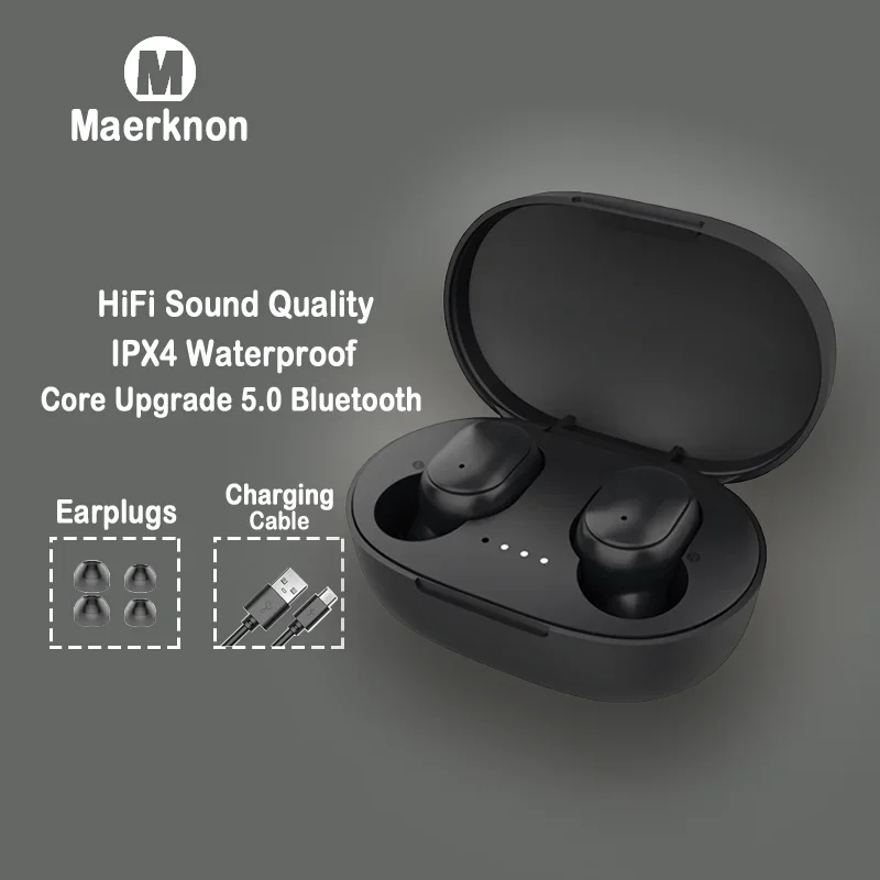 TWS A6S Headset Wireless Earphones Bluetooth Headphones Sport Stereo Bluetooth Earbuds for iPhone 15 Huawei Xiaomi Redmi Phones - Image 5