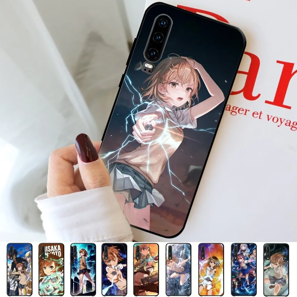 A Certain Scientific Railgun Phone Case For Huawei P 8 9 10 20 30 40 50 Pro Lite Psmart Honor 10 lite 70 Mate 20lite