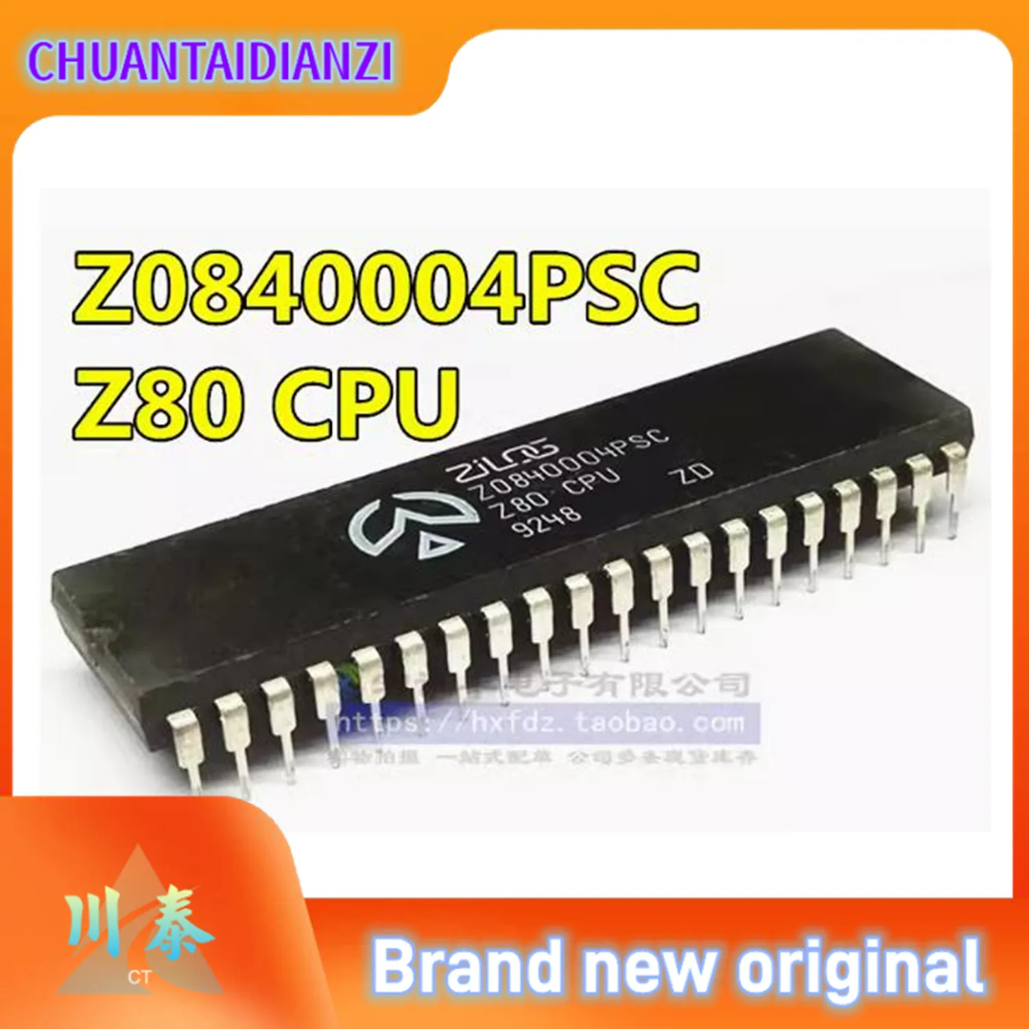 5pcs/lot Z80 CPU Microprocessor IC DIP-40 Z84C0020PEC Z80CPU Z80-CPU In Stock