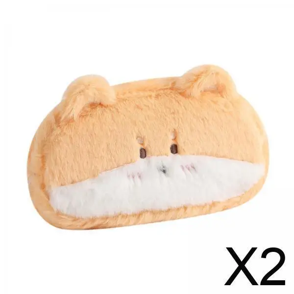 منظم مقلمة من القطيفة المبتكرة مع حقيبة قرطاسية بتصميم حيوان لطيف بسحاب للأولاد والبنات في المدارس #1