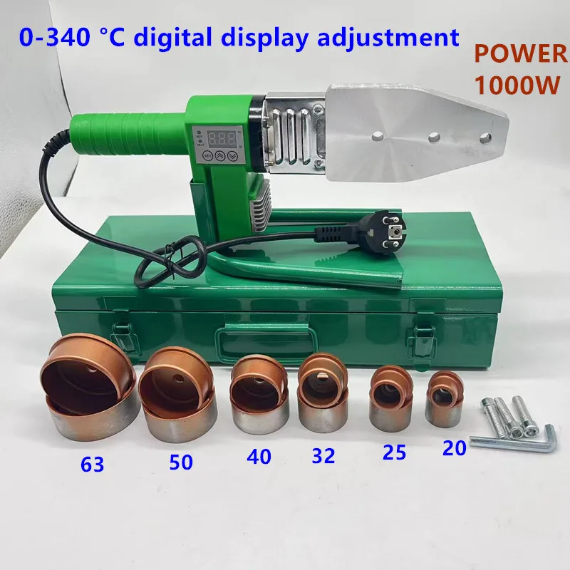 

free shipping digital temperature display controled PPR welding machine, plastic welder 20-63mm for weld plastic pipes