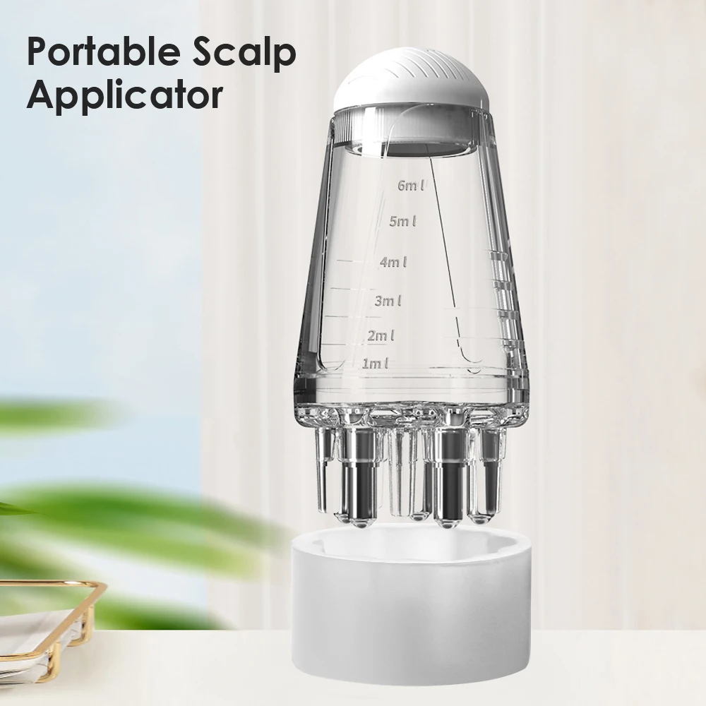 Scalp Applicator Liquid Comb for Hair Scalp Treatment Essential Oil Liquid Guiding Massager Comb Hair Growth Serum Oil Apply