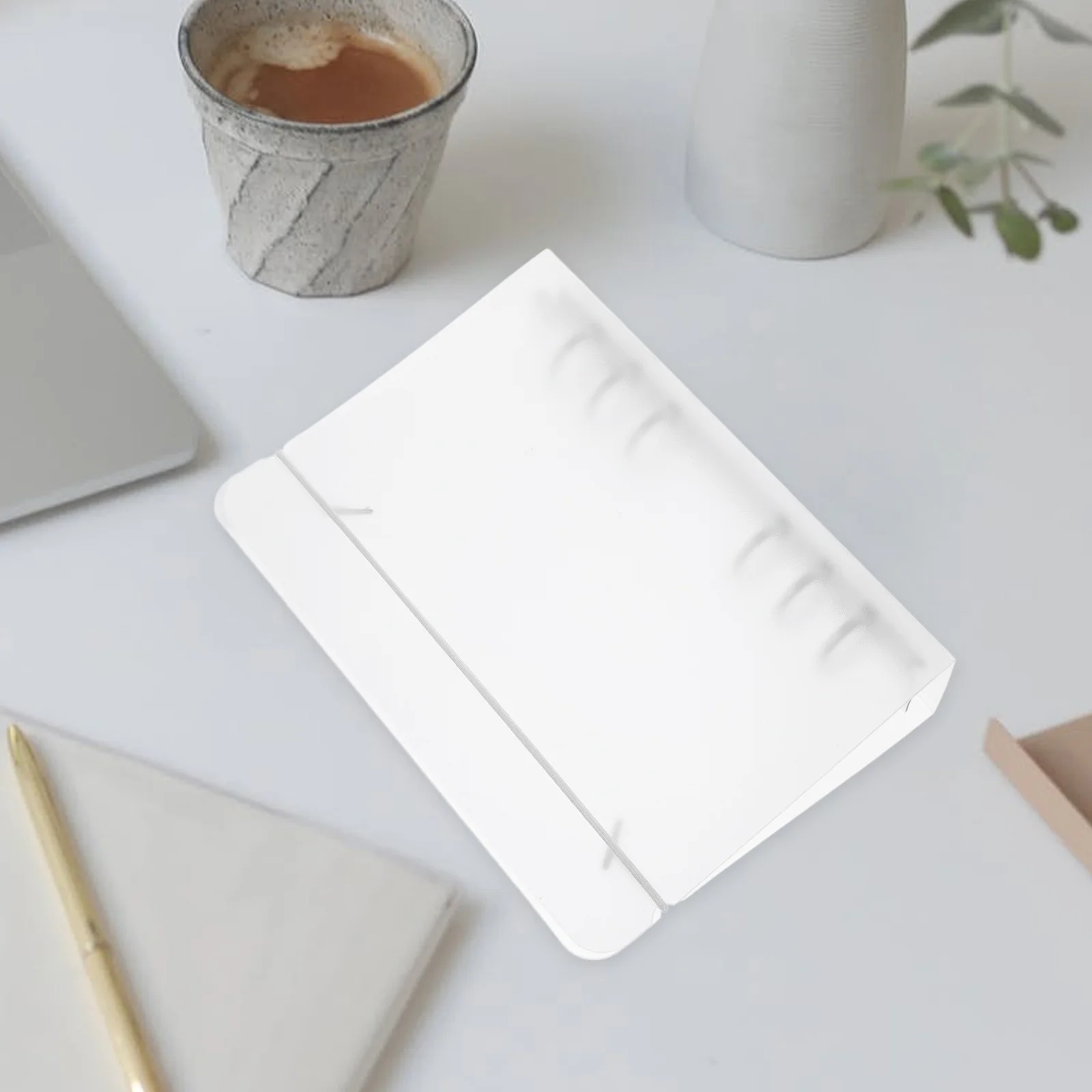 Pasta de arquivo transparente de plástico a6, organizador de anéis redondos para escritório, escola, folhas soltas, suporte de documentos, protetor de notebook